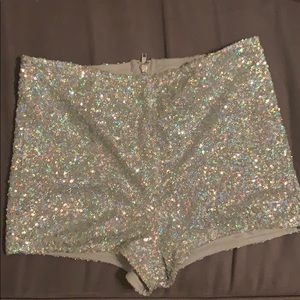 Sequin Hot Shorts